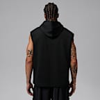 Pánská mikina Jordan Sport Hoop Fleece Dri-FIT bez rukávů a s kapucí