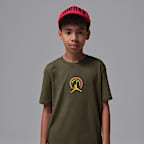 Playera Broken Records para niños talla grande Jordan