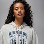 Sudadera con gorro y cierre completo para mujer Jordan Flight Fleece x Howard University