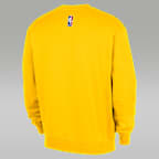 Sudadera de cuello redondo de tejido Fleece Jordan de la NBA para hombre Indiana Pacers Statement Essentials