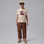 Jordan Flight Essentials Big Kids' Boxed Logo 3.0 T-Shirt