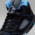 Air Jordan 5 "Black Carolina" Big Kids' Shoes