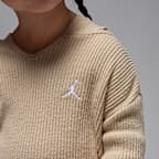 Conjunto de 2 piezas de sudadera sin cierre Heir To The Crown de tela de canalé infantil Jordan