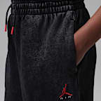 Jordan Big Kids' Acid Wash French Terry Pants