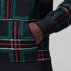 Sudadera con gorro sin cierre de tejido Fleece para días festivos para niños talla grande Jordan Brooklyn Essentials