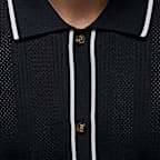 ジョーダン スポーツ メンズ ニット ボタンダウン ゴルフトップ