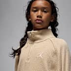 Jordan Big Kids' Quarter-Zip Long Sleeve Top