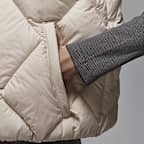 조던 브루클린 여성 써마 핏 퀼팅 패딩 베스트