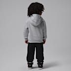 Conjunto de sudadera con gorro sin cierre Interstate 23 de 2 piezas con tejido Fleece infantil Jordan 