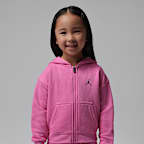 Conjunto de sudadera con gorro de 2 piezas de cierre completo infantil Jordan Brooklyn Fleece