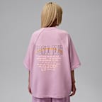 Playera de manga corta de French Terry para mujer Jordan Brooklyn Fleece