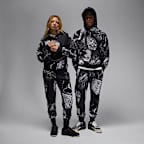 Sudadera con gorro sin cierre de tejido Fleece con estampado para hombre Jordan MVP