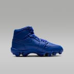 Tacos de futbol para niños de preescolar/grandes Jordan 1 Mid