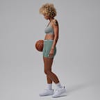 Γυναικείο ψηλόμεσο σορτς Dri-FIT Jordan Sport Essentials 13 cm