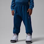 Conjunto de calças de lã cardada e camisola de manga comprida Jordan Jumpman para bebé
