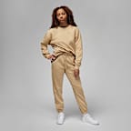 Jordan Brooklyn Women's Fleece Crew-Neck Sweatshirt