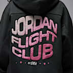 Sudadera con gorro sin cierre de satén oversized para niños talla grande Jordan Jumpman Club