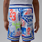 Shorts deportivos Diamond estampados MJ para preescolar Jordan Dri-FIT