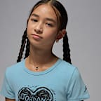 Playera Etched Wood para niños talla grande Jordan