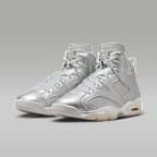 Air Jordan 6 Retro x Paris Saint-Germain "Metallic Silver" Men's Shoes