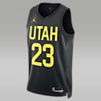 Jersey Jordan Dri-FIT de la NBA Swingman para hombre Utah Jazz Statement Edition - Negro