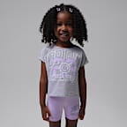 Jordan Toddler Boxy T-Shirt and Bike Shorts Set