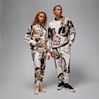 Sudadera con gorro sin cierre de tejido Fleece con estampado para hombre Jordan MVP