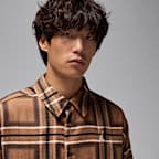 ジョーダン エッセンシャル メンズ プレイド フランネル トップ