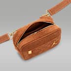 Jordan Monogramm-Kameratasche aus Wildleder (1,5 l)