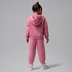 Conjunto de 2 piezas de sudadera con gorro sin cierre infantil Jordan She's An All Star