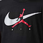 Jordan Big Kids' Jumpman Swoosh Intersection T-Shirt