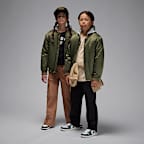 ジョーダン ジュニア ビッグ ロゴ フーデッド ボンバー