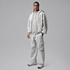 Pantalon cargo oversize en tissu Fleece Jordan Brooklyn pour homme