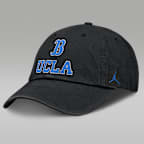 Gorra universitaria marca Jordan ajustable para hombre UCLA Sideline Club Gameday - Negro
