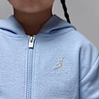 Conjunto de sudadera con gorro sin cierre de 2 piezas infantil Jordan Brookly French Terry