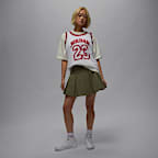 ジョーダン プールサイド ウィメンズ プリーツ スカート