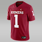 Kyler Murray Oklahoma Men’s Jordan Brand Dri-FIT College Game Jersey - Crimson