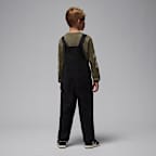 Conjunto de 2 piezas con overoles para niños talla pequeña Jordan MVP