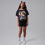 Playera Air con collage para niños talla grande Jordan