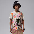Playera Air Jordan World Tour Merch para niños talla pequeña Jordan