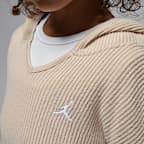 Tvådelat ribbat set Jordan Heir To The Crown med huvtröja för barn