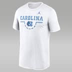 North Carolina Courtside Men's Jordan Brand Dri-FIT College T-Shirt