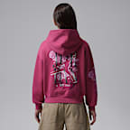 Jordan Big Kids' Jumpman Floral Stack Hoodie