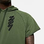 Sudadera con gorro recortada para hombre Jordan Dri-FIT Zion