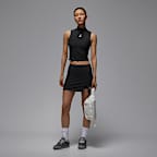 ジョーダン ブルックリン ウィメンズ モックネック ニット タンクトップ