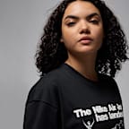 Playera con gráfico oversized para mujer Jordan