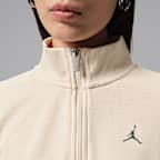 Jordan Brooklyn Fleece Women's Cropped 1/2-Zip Pullover