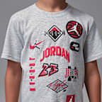 Jordan Little Kids' Dynasty Patch T-Shirt and Mesh Shorts Set
