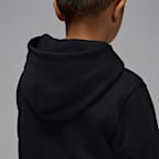 Sudadera con gorro sin cierre 23 Throw It Up para niños talla pequeña Jordan