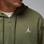 Hoodie com fecho completo Jordan Brooklyn Fleece para homem
